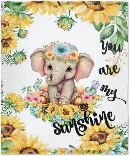 Miniatura 2 de Manta de bebé personalizada con nombre, manta personalizada con nombre de elefante, regalos para recién nacidos, mantas súper suaves para cama