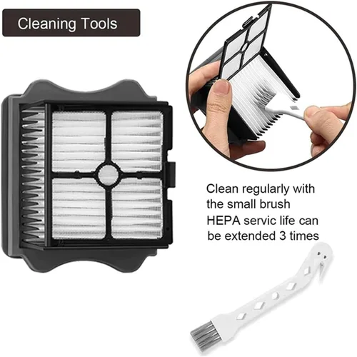Miniatura 3 de Cepillo de rodillo de repuesto filtro HEPA compatible con Tineco Ifloor 3 y Floor One S3 inalámbrico húmedo seco aspirador accesorios