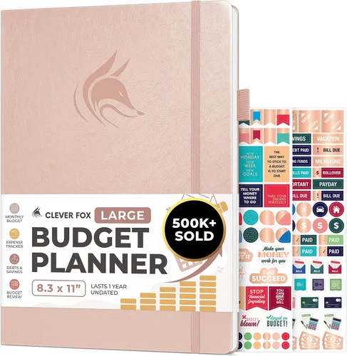 Miniatura 42 de Clever Fox Planificador de presupuesto de bolsillo, mini cuaderno de seguimiento de gastos. Organizador de presupuestos mensual, cuaderno