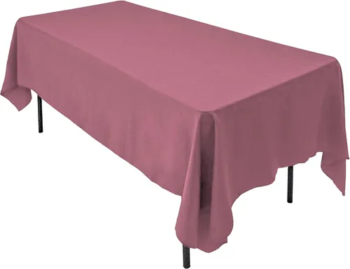Miniatura 10 de AK TRADING CO. Mantel rectangular de poliéster de 60 x 102 pulgadas, fabricado en Estados Unidos, resistente a las arrugas, ignífugo, duradero