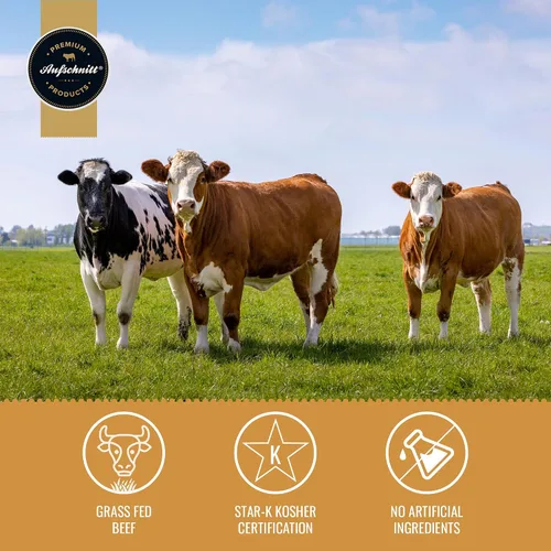 Miniatura 4 de Aufschnitt Meats - Tarro de carne seca de res alimentada con pasto, apto para Kosher y Keto, idea de regalo, tarro de 8 onzas, original
