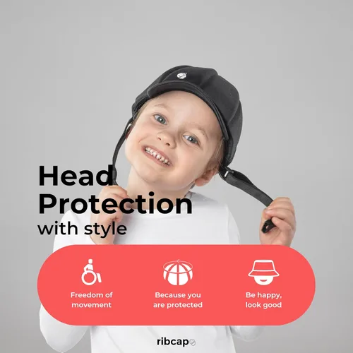 Miniatura 6 de Ribcap Casco médico para niños Gorra de béisbol con correa para la barbilla Casco suave para epilepsia Casco protector para convulsiones