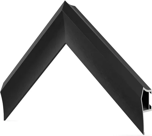 Miniatura 3 de Marco de TV prismático anodizado negro de 3 pulgadas con chip de color de aleación Deco (32, 43, 50, 55, 65, 75, 85 pulgadas) compatible solo