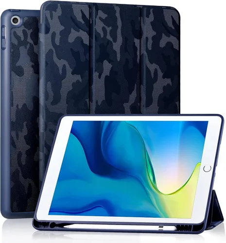 Miniatura 31 de Akkerds - Funda Compatible con iPad de 10.2 Pulgadas 2021/2020/2019, para iPad de 9ª/8ª/7ª Generación con Soporte para Lápiz, Funda Protectora