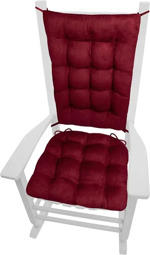 Miniatura 20 de Barnett Home Decor Cojines de microgamuza para mecedora, relleno de espuma de látex, cojín para el respaldo y el respaldo, gamuza vegana