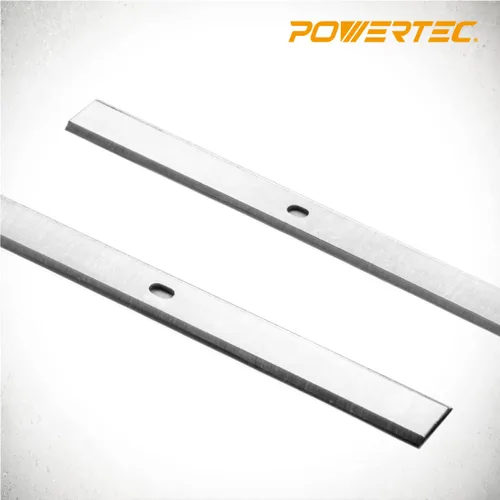 Miniatura 2 de POWERTEC Cuchillas cepilladoras de 12-1/2 pulgadas para Ryobi AP1305, AP-12, repuesto A20201, juego de 2 (128031)