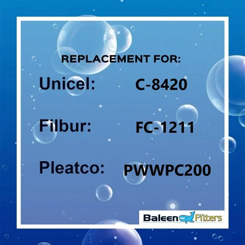 Miniatura 2 de Baleen Filters Filtro de piscina de 200 pies cuadrados que reemplaza a los cartuchos de filtro de piscina y spa Unicel C-8420, Pleatco PWWPC200
