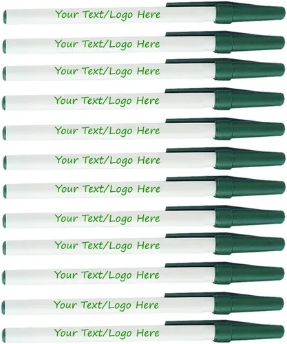 Miniatura 11 de Bolígrafos personalizados con tu logotipo o texto personalizado, paquete de 500 unidades a granel para negocios, fiestas y eventos, bolígrafos