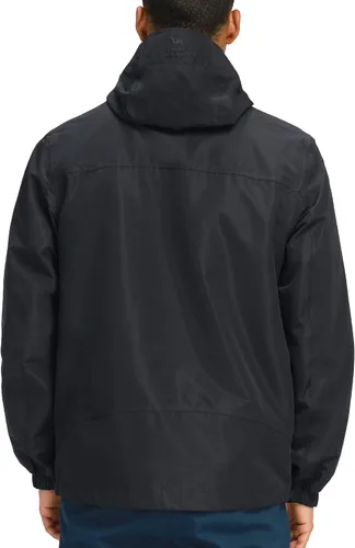 Miniatura 3 de CAMEL CROWN Chaqueta impermeable para hombre, cortavientos con capucha, para senderismo, escalada, viajes