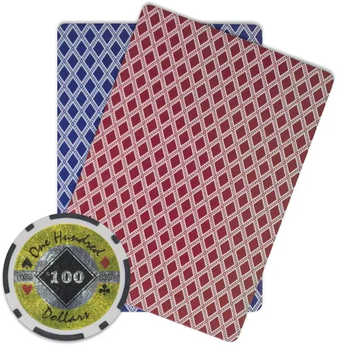 Miniatura 3 de Brybelly Black Diamond Poker Chip - Compuesto de arcilla pesada de 0.49 oz, paquete de 50 ($100 negro)