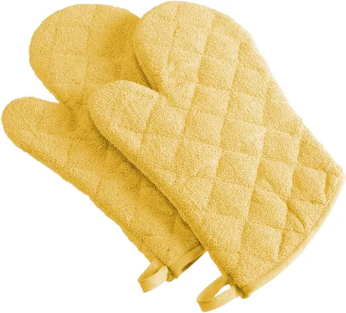 Miniatura 15 de DII Basic Terry Collection - Guante de horno acolchado 100% algodón, color marrón, 2 piezas