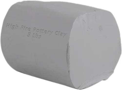 Arcilla de cerámica de fuego medio alto, cono de 5 libras 6-10 para lanzamiento de ruedas y construcción manual, escultura y avanzada (gris)