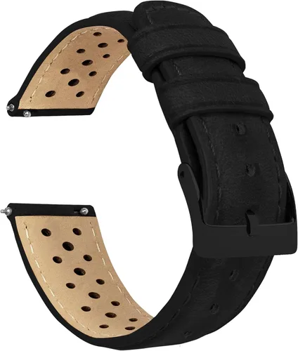 Miniatura 20 de Barton Racing & Rally Horween - Correas de cuero con barras de resorte de liberación rápida integradas, longitud estándar para muñecas de 5 a 8