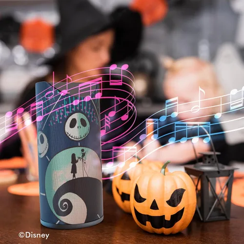 Miniatura 4 de Disney Tim Burton's The Nightmare Before Christmas Altavoz Bluetooth - Altavoz inalámbrico a prueba de salpicaduras Jack y Sally con 3 horas