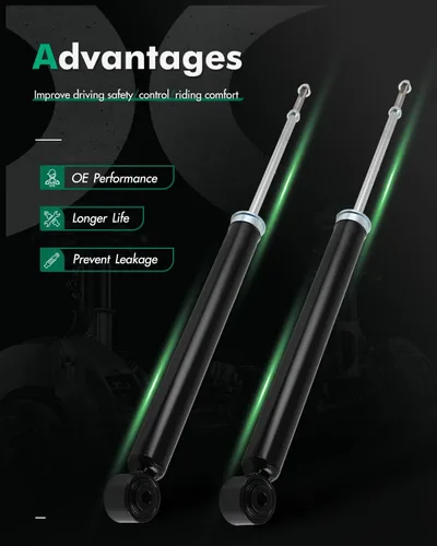 Miniatura 2 de SCITOO - Amortiguadores traseros para Nissan se adapta a 2015-2020 para Nissan Versa, 2014-2019 para Nissan Versa Note Shocks 3430043 5673