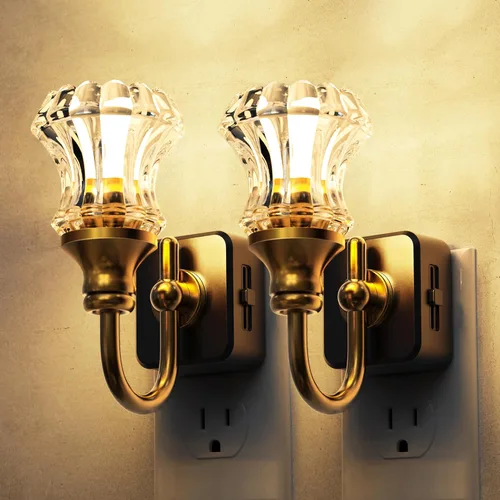 Miniatura 19 de L LOHAS LED - Luces nocturnas enchufables en la pared, temperatura de color ajustable 3000K/4000K/5000K, luz nocturna de burbujas con sensor