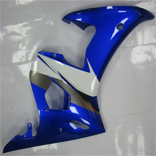 Miniatura 6 de Carenado de inyección azul para Yamaha YZF 2003-2005 R6 y 2006-2009 R6S nuevo kit pintado ABS plástico motocicleta carrocería mercado de accesorios