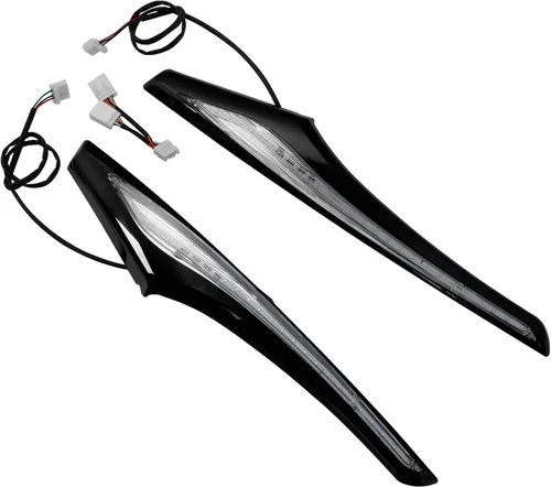 Miniatura 3 de TCT-MOTORPARTS Alforjas Accent Swoop - Luz LED para Honda Goldwing GL1800 F6B 2013-2017 Negro+préstamo claro