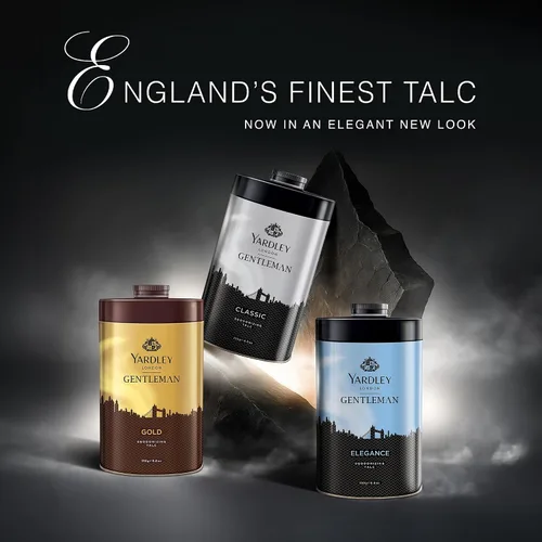 Miniatura 9 de Yardley London Talco perfumado dorado, 8.82 oz