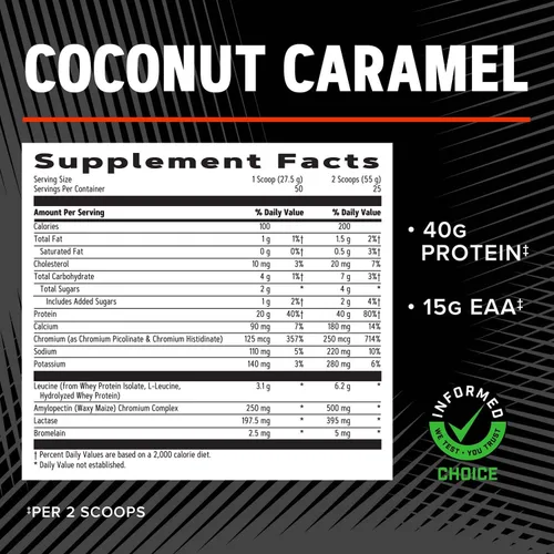 Miniatura 6 de GNC AMP Wheybolic - Caramelo de Coco (25 Porciones)
