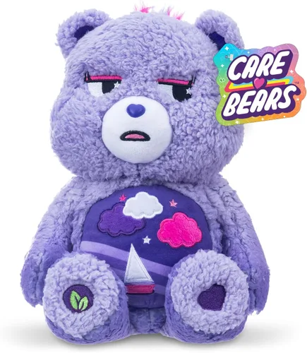 Miniatura 9 de Care Bears Peluche de tamaño mediano de 14 pulgadas - Oso acogedor para dormir