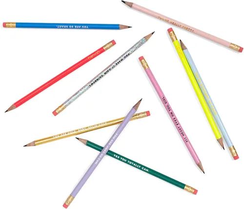 Miniatura 4 de Ban.do - Juego de lápices de colores para escribir de 10 unidades, lápices de grafito #2 preafilados para adultos de la escuela/oficina, lápices