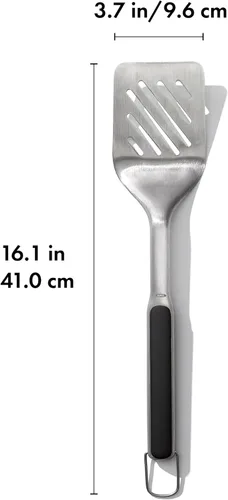 Miniatura 2 de OXO Good Grips - Herramientas para asar a la parrilla, pinzas, color negro