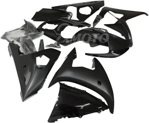 Miniatura 2 de Kit de carenados de motocicleta para Yamaha YZF R6 2003 2004, compatible con R6S 2006 2007 2008 2009, negro mate