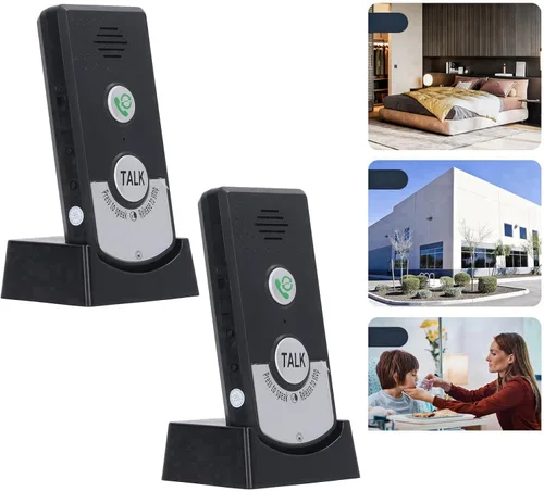 Miniatura 4 de Unidad de intercomunicación inalámbrica, intercomunicadores inalámbricos para el hogar, 2 vías de llamada, 2 piezas, intercomunicador de voz