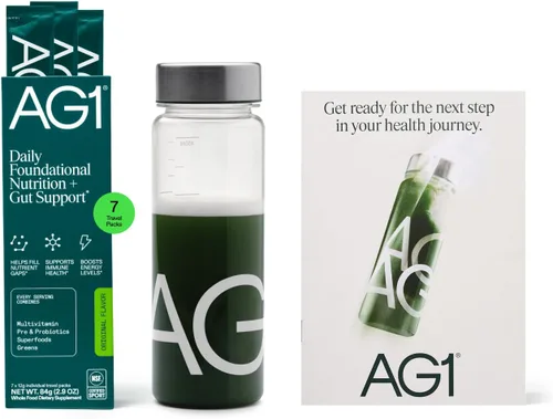 Miniatura 8 de AG1 Athletic Greens - Suplemento en polvo, mejora la salud intestinal, multivitamínico, probiótico, sin gluten, vegano y apto para dieta cetogénica