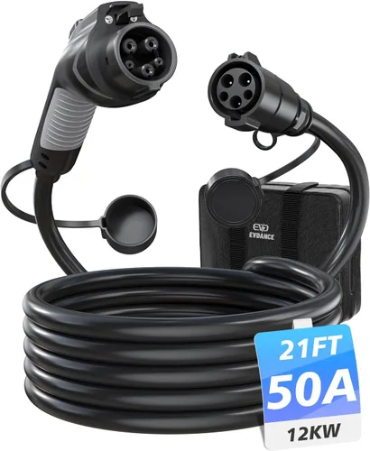 Miniatura 14 de EVDANCE Cable de extensión J1772, cable de extensión de cargador EV 32A, cable de carga de 21 pies para vehículo eléctrico de 110 V-240 V
