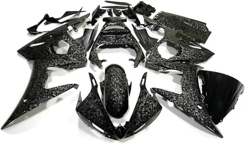 Miniatura 10 de Carenado de inyección azul para Yamaha YZF 2003-2005 R6 y 2006-2009 R6S nuevo kit pintado ABS plástico motocicleta carrocería mercado de accesorios