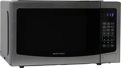 Miniatura 10 de Horno microondas West Bend de 700 vatios, diseño compacto de encimera con 6 configuraciones precocinadas, descongelamiento rápido, panel de control