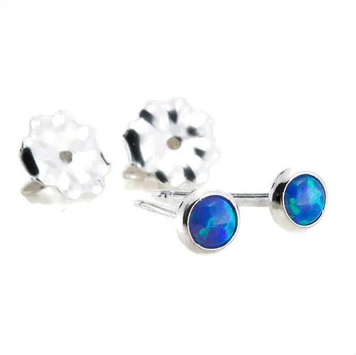 Miniatura 16 de Aretes pequeños de plata de ley para cartílago, tragus, hélix, múltiples piercings hipoalergénicos, piedra natal para mujer, juego de bisel
