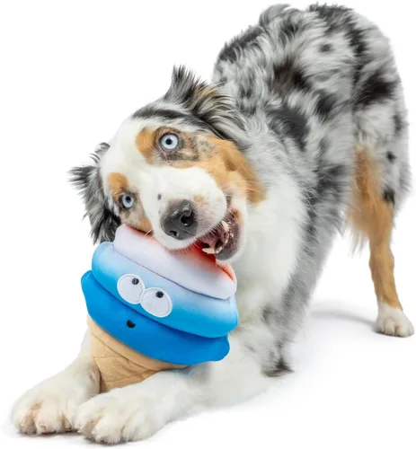 Miniatura 4 de Huxley & Kent para perros Fro-Yo Pawtriot Cono (pequeño) Juguete divertido para perros Juguete de felpa para perros con chirriante Regalo