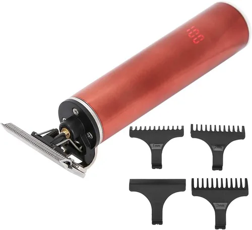 Miniatura 8 de Pilipane Cortadora de pelo eléctrica, profesional, inalámbrica, recargable, USB, con diseño de pantalla LCD, para hombres, mujeres, niños, uso