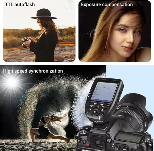 Miniatura 6 de Godox XPro-N TTL - Transmisor de disparador de flash inalámbrico compatible con cámaras Nikon, disparador HSS 1/8000s, pantalla grande, 11 funciones
