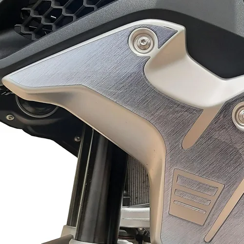 Miniatura 4 de Resin Bike Adhesivos 3D para motocicleta compatibles con BMW R 1250 GS Triple Black 2021-2024. Protectores laterales de golpes y arañazos.