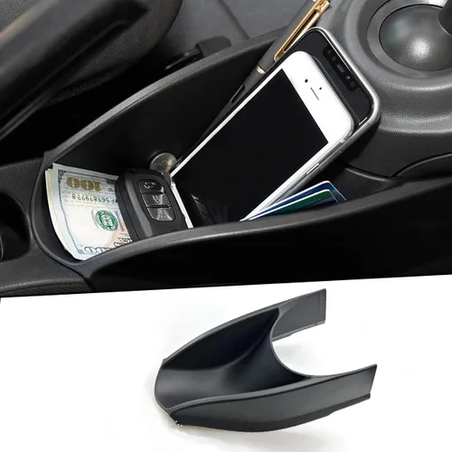 Reposabrazos de plástico ABS Consola central Freno de mano Caja de almacenamiento Guante Teléfono Bandeja Organizadores para Mercedes Benz Smart 453