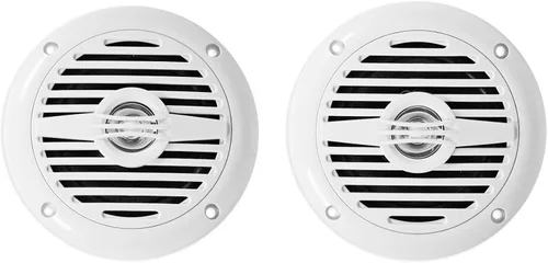 Miniatura 7 de Rockville Par de altavoces marinos MS40B de 200 W, 4 pulgadas, 4 ohmios, impermeable, diseño compacto, sonido de alta fidelidad, resistente a