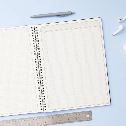 Miniatura 4 de Blue Sky Smart Notes - Cuaderno profesional, encuadernación Wire-O, 8.5 x 11 pulgadas, negro (14713)