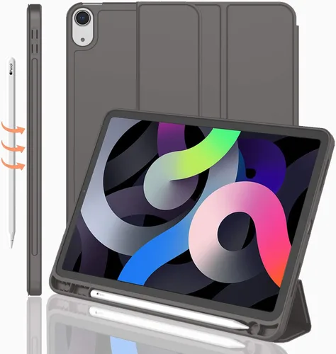 Miniatura 39 de iMieet Funda para iPad Air de 11 pulgadas M3 (2025) / M2 (2024), iPad Air de 5ª/4ª generación 2022/2020 de 10.9 pulgadas con soporte para lápices