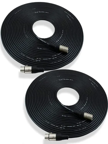 Miniatura 15 de GLS Audio cables de audio de 25' para micrófonos. Cables con colores con entradas XLR macho a XLR hembra, paquete de 6