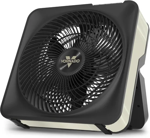 Miniatura 7 de Vornado Modelo 80 Ventilador Eléctrico de Caja de Alta Velocidad con Rejilla Removible, 5 Ajustes de Velocidad, Flujo de Aire Potente, Circulación