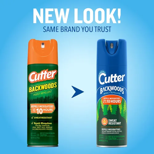 Miniatura 3 de Repelente de insectos en aerosol Cutter Backwoods, con un 25% de DEET, Paquete de 12