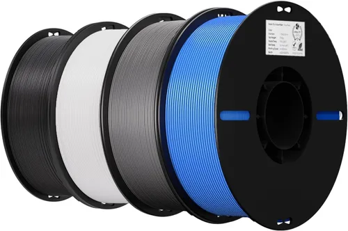 Miniatura 48 de Creality Filamento PLA+ Negro 1.75mm, filamento para impresora 3D de alta resistencia y sin enredos, embalaje al vacío, filamento para impresión 3D