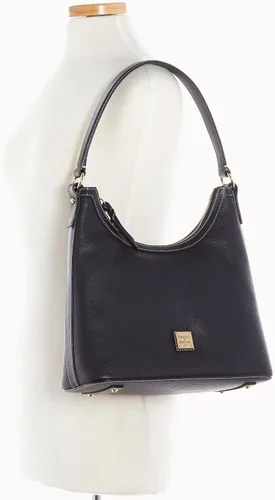 Miniatura 5 de Dooney & Bourke Pebble Grain Hobo - Bolso de hombro, Negro Negro