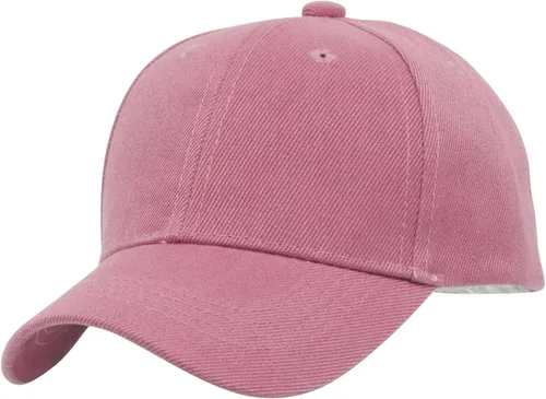 Miniatura 48 de TOP HEADWEAR Sombrero de béisbol ajustable con cierre de velcro para niños en blanco