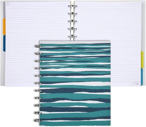 Miniatura 114 de Talia - Cuadernos de notas con tapas, planificador, personalizables, (Azul de Verano, Junior (5.5 pulgadas x 8.5 pulgadas)) Azul verano