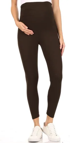 Miniatura 2 de Leggings Depot - Leggings de maternidad para mujer, sobre el vientre, mallas de yoga casuales para embarazo
